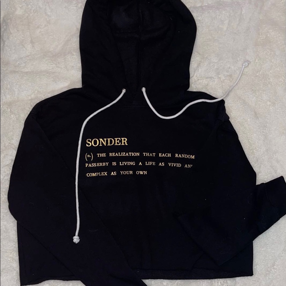 Custom cropped sweatshirt